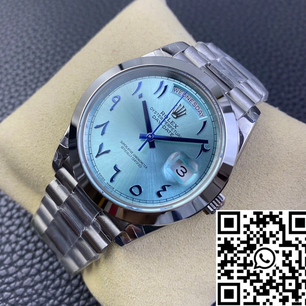 Date Customization Day Blue Factory Stainless Rolex Steel BP Dial Ice Middle East 0914